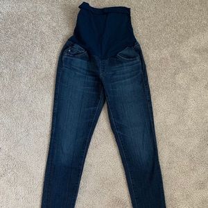 AG skinny maternity jeans size 26 coal wash